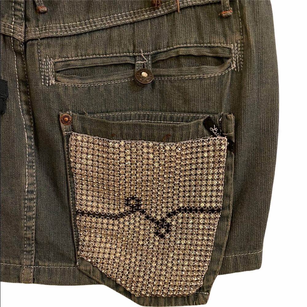 🎉HOST PICK🎉 RARE Luxirie by LRG Jeweled Overalls - Picture 7 of 16